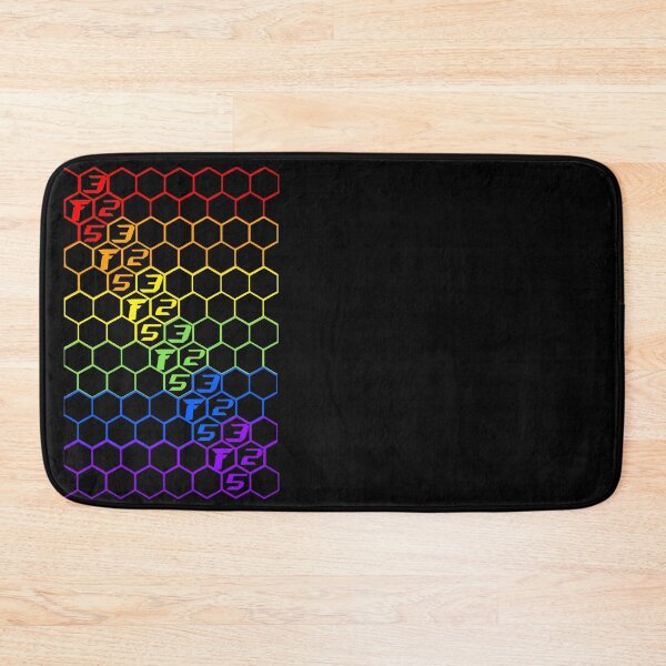 Item preview, f 325 hexagon pride flag designed and sold by Estop.