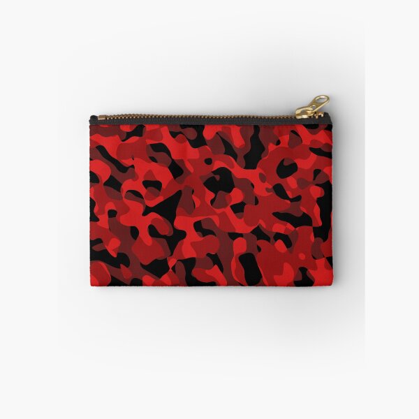 Item preview, Red and Black Camouflage Colorful Camo Pattern designed and sold by RootSquare.