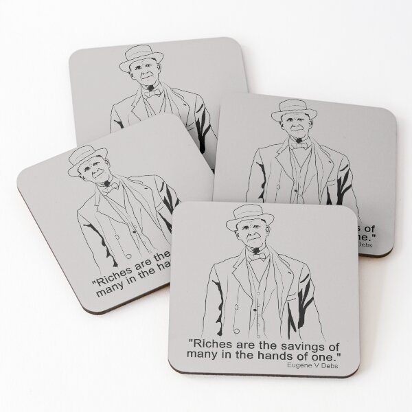 Item preview, Eugene Debs quote - Co-founder of the IWW, Socialist designed and sold by fuzzynautilus.