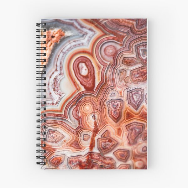 Item preview, Geode pattern -  Thinking of red mountains designed and sold by Ilze Lucero.