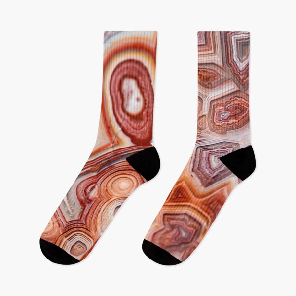 Item preview, Geode pattern -  Thinking of red mountains designed and sold by Ilze Lucero.