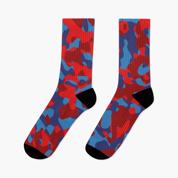 Item preview, Red and Blue Camouflage Colorful Camo Pattern designed and sold by RootSquare.