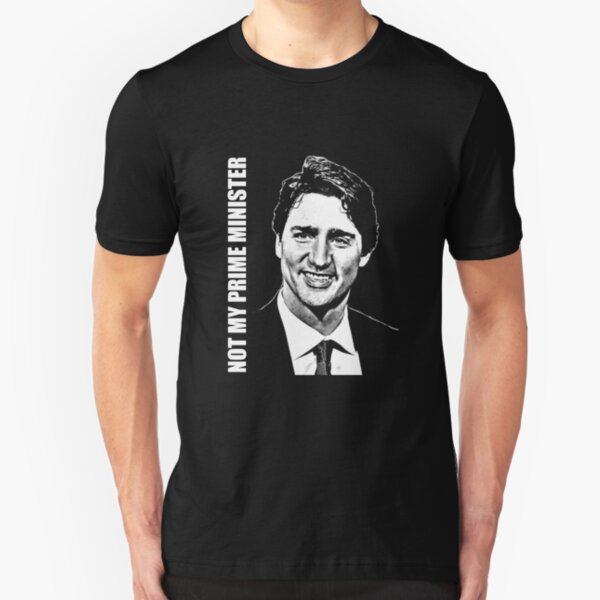 Justin Trudeau - Not My PM Slim Fit T-Shirt