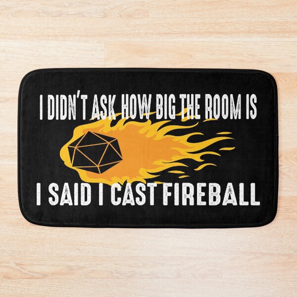 Item preview, I cast Fireball Wizard Sorcerer DM Gift TTRPG designed and sold by Clinton Thomas.