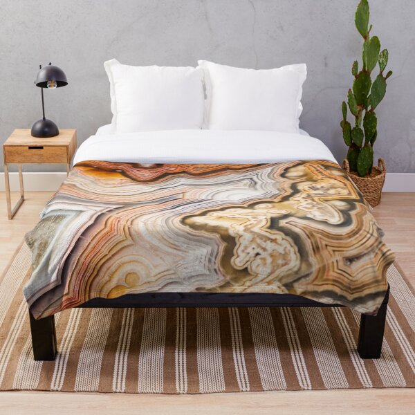 Geode Agate Throw Blanket