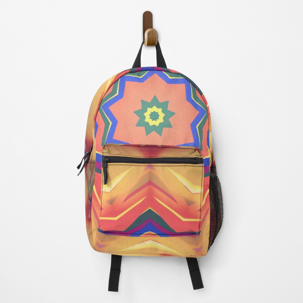 Here Comes the Sun Mandala Art - Yoga Lover Gift Backpack