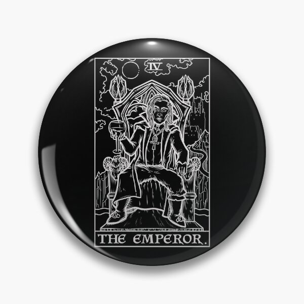 Item preview, The Emperor Tarot Card - Dracula designed and sold by TheGhoulishGarb.