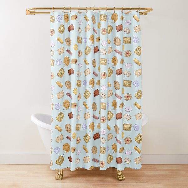 british biscuits Shower Curtain
