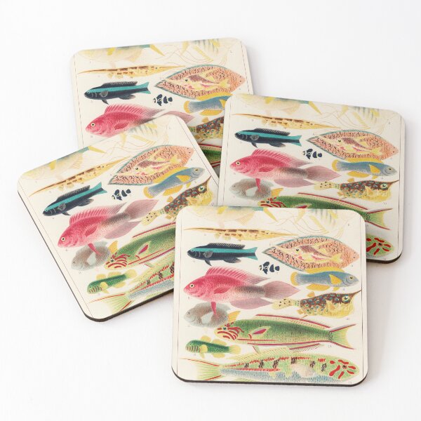 Item preview, Vintage Great Barrier Reef Fishes designed and sold by upoutandaway.
