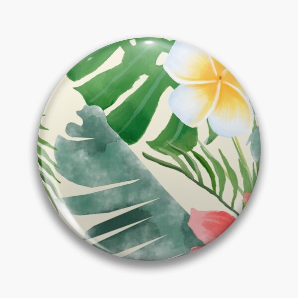 Item preview, Tropical flower mask designed and sold by Attenea.