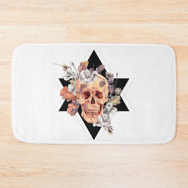 Item preview, Skull and Flowers designed and sold by Ninjawhere.