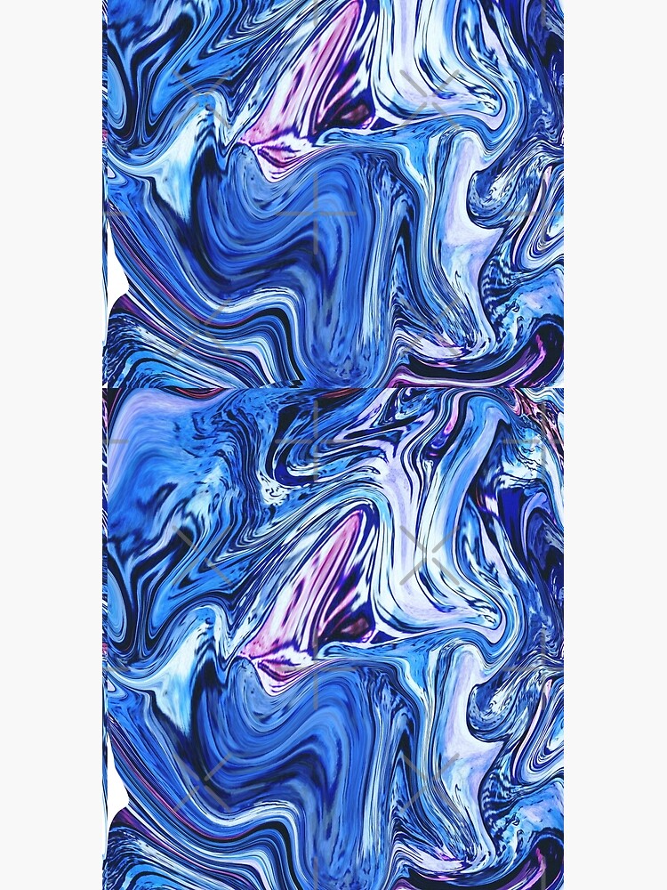 Ocean Swirls - Blue Planet Abstract Modern Art by OneDayArt