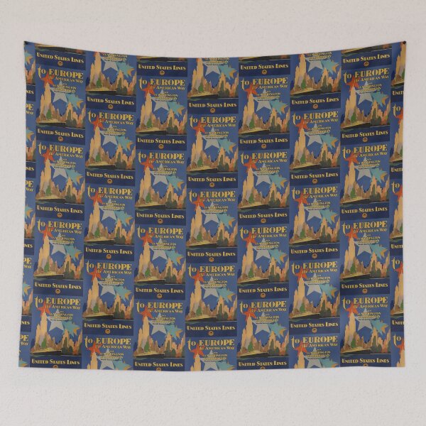Item preview, To Europe vintage travel poster designed and sold by stickart-marek.