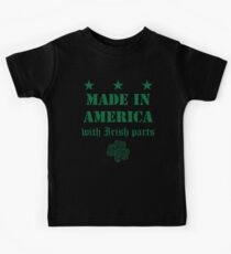 Made in America with Irish Parts Kids Tee