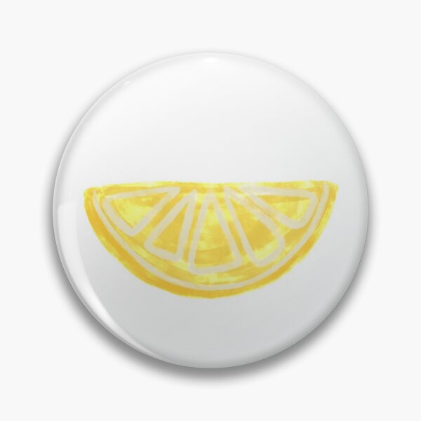 Lemon Color Pins and Buttons for Sale