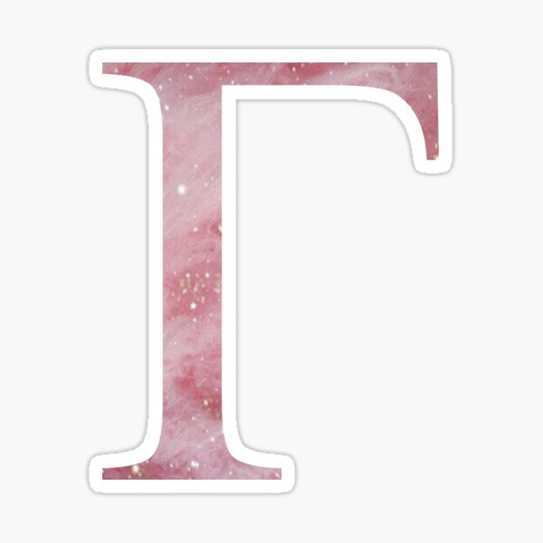 Letter O Pink Glitter Stickers | Redbubble