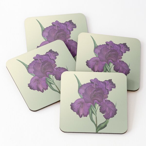 Item preview, Iris morado 1 designed and sold by Jan Palmer.