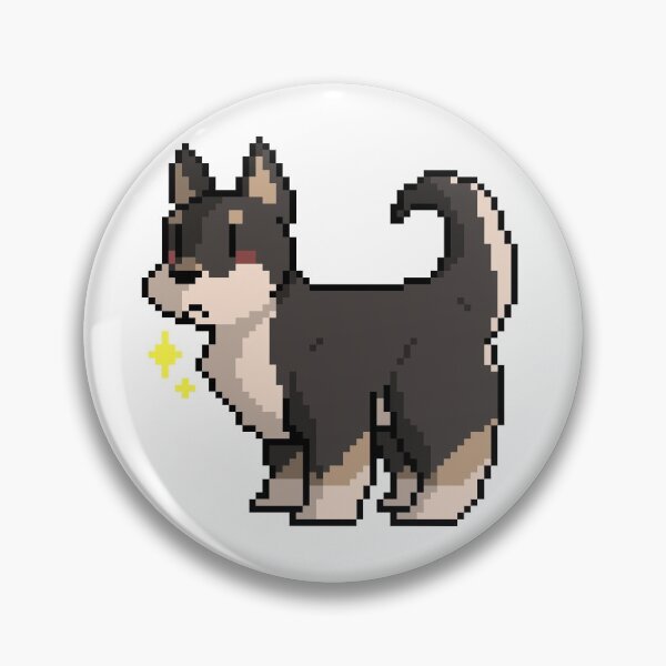Item preview, Pixel Shibe (Black) designed and sold by kelyes.