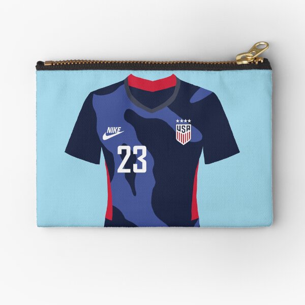 Christen Press (#23) 2020 Away USWNT Jersey Zipper Pouch