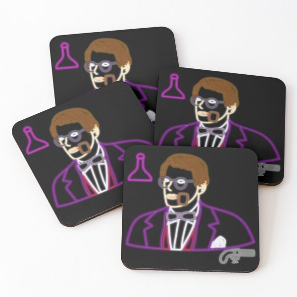 Item preview, Professor Plum - Neon Portrait designed and sold by SpectreSparkC.