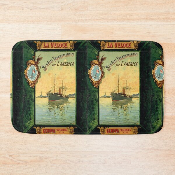 Item preview, La Veloce vintage travel poster designed and sold by stickart-marek.