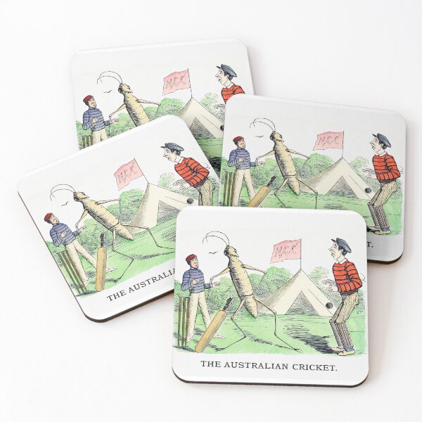 Item preview, Vintage Australian Cricket Print designed and sold by upoutandaway.