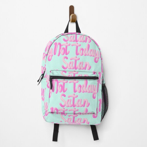 Item preview, Not today Satan. Pink text. designed and sold by enriquepma.