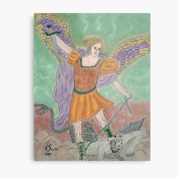 Archangel Michael Metal Print