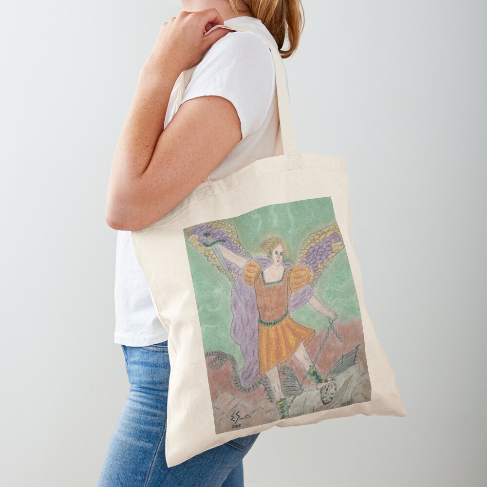 Archangel Michael Tote Bag