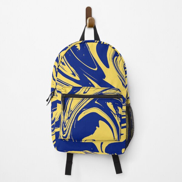 Item preview, Marbled Texture (blue + yellow) designed and sold by quinnhopp.
