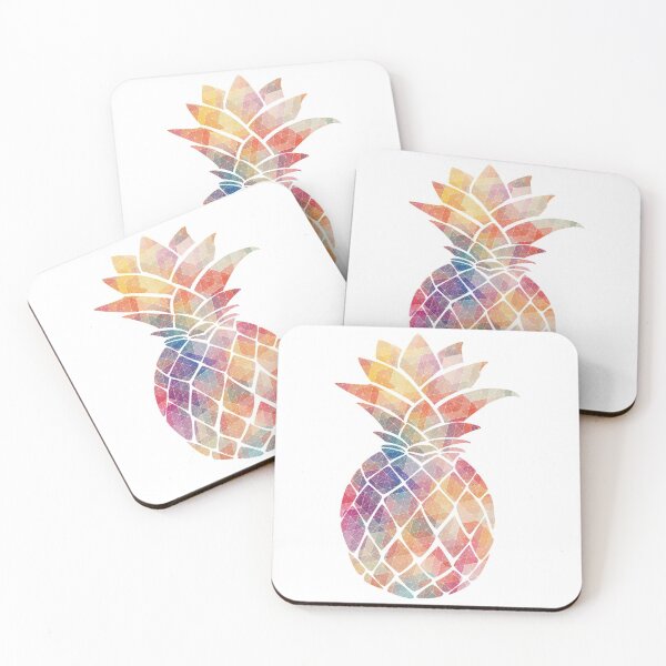 Item preview, Digital Colorful Pineapple Art designed and sold by Mr-dyer-designs.