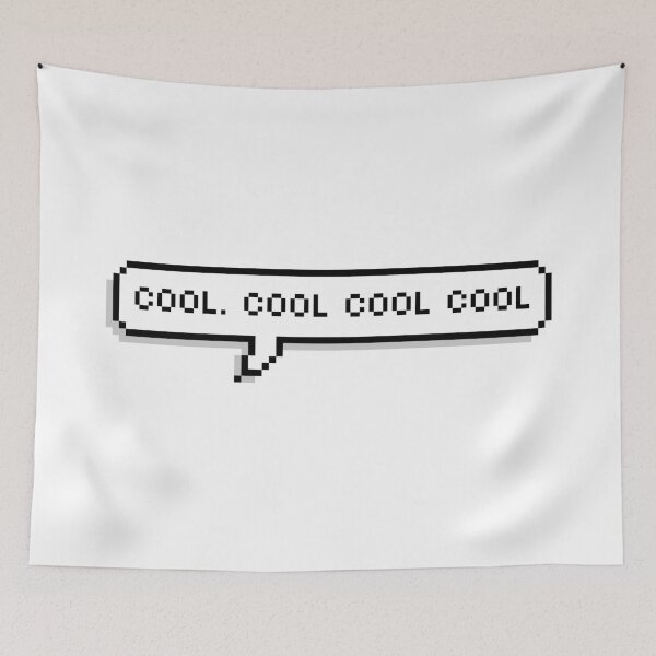 Item preview, Cool Cool Cool Pixel Speech Bubble designed and sold by Lemon  Merch.