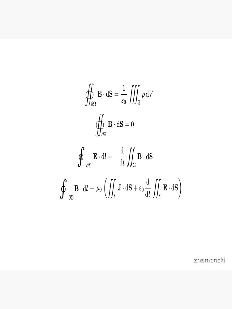 Maxwell's equations, #Maxwells, #equations, #MaxwellsEquations, Maxwell, equation, MaxwellEquations, #Physics, Electricity, Electrodynamics, Electromagnetism by znamenski