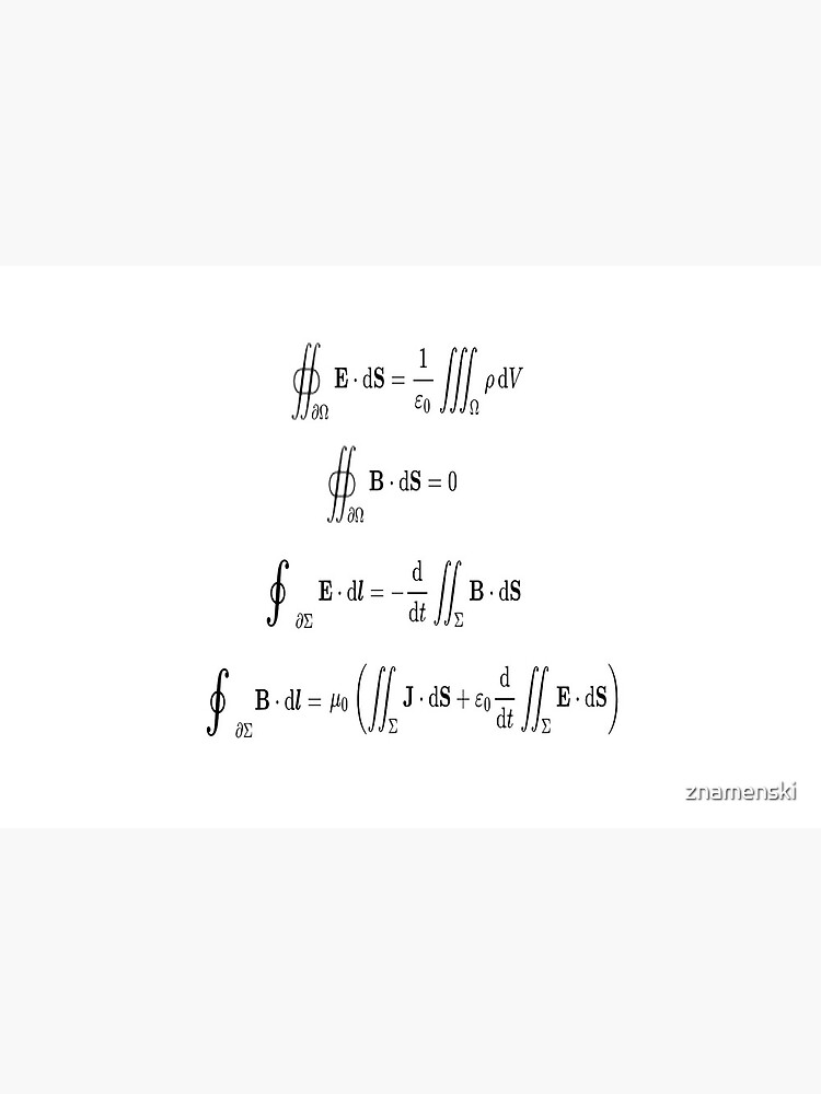 Maxwell's equations, #Maxwells, #equations, #MaxwellsEquations, Maxwell, equation, MaxwellEquations, #Physics, Electricity, Electrodynamics, Electromagnetism by znamenski