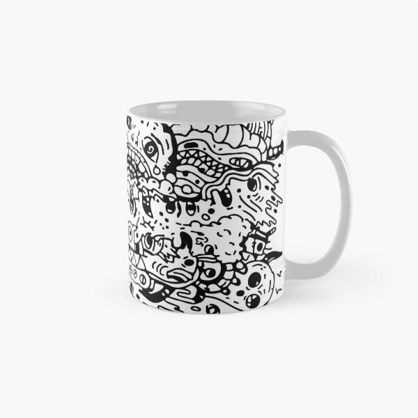 Item preview, Praise Be The Octopus: Psychedelic B&W Drawing designed and sold by kuhneegit.
