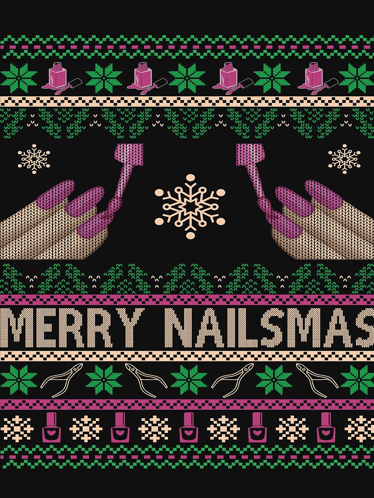 Merry Nailsmas Ugly Sweater by Papagana