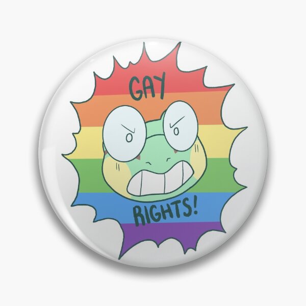 Item preview, DA PHROG SAYS GAY RIGHTS!! designed and sold by kelyes.