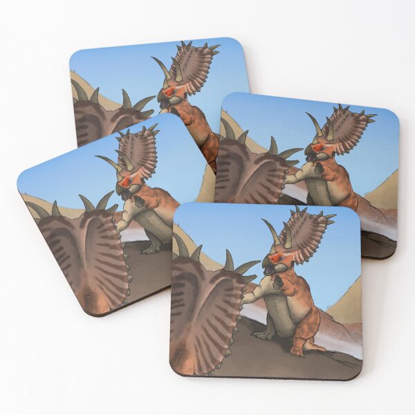 Item preview, Pentaceratops battle in Kirtland Formation, New Mexico designed and sold by Walker Floyd.