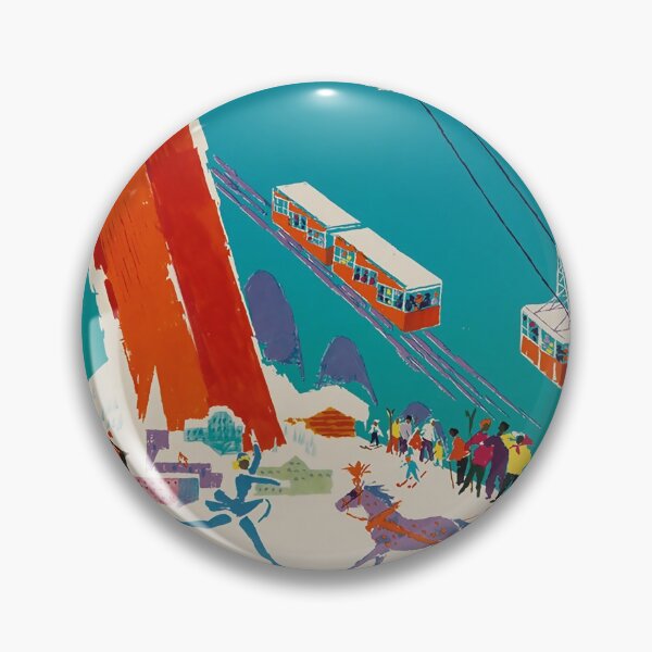 Item preview, Davos vintage travel poster designed and sold by stickart-marek.