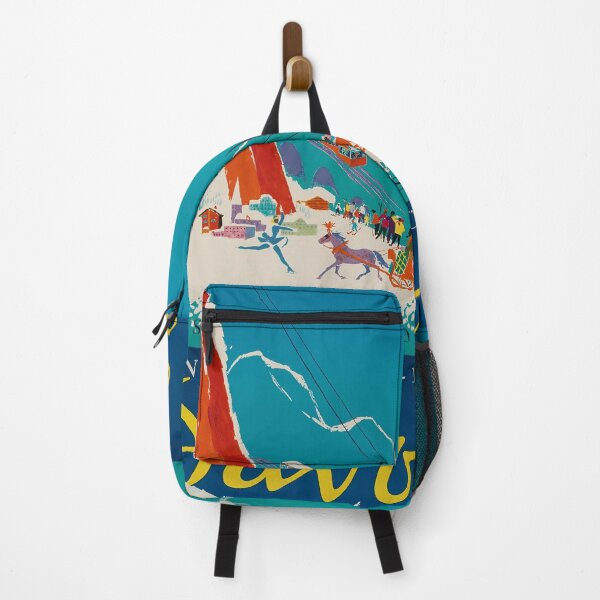 Item preview, Davos vintage travel poster designed and sold by stickart-marek.