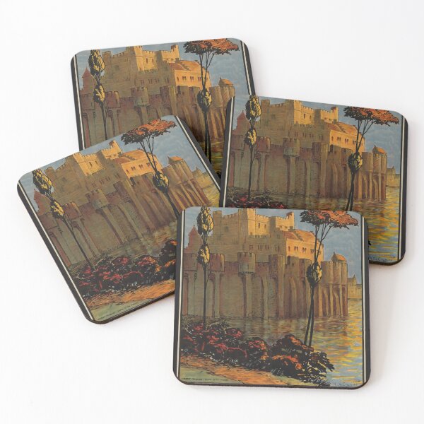 Item preview, Visit Ghent vintage travel poster designed and sold by stickart-marek.
