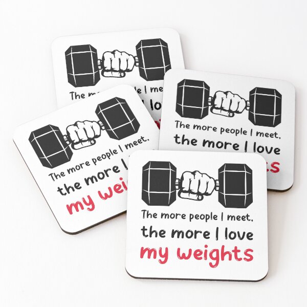 Item preview, The More I Love My Weights designed and sold by cayasmj.