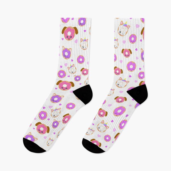 Artikelvorschau, Kawaii Tier Donut Liebhaber Muster entworfen und verkauft von DigitalPie.