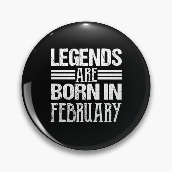 Item preview, Legends Are Born In February  - February Birthday Gift  designed and sold by meedTee.
