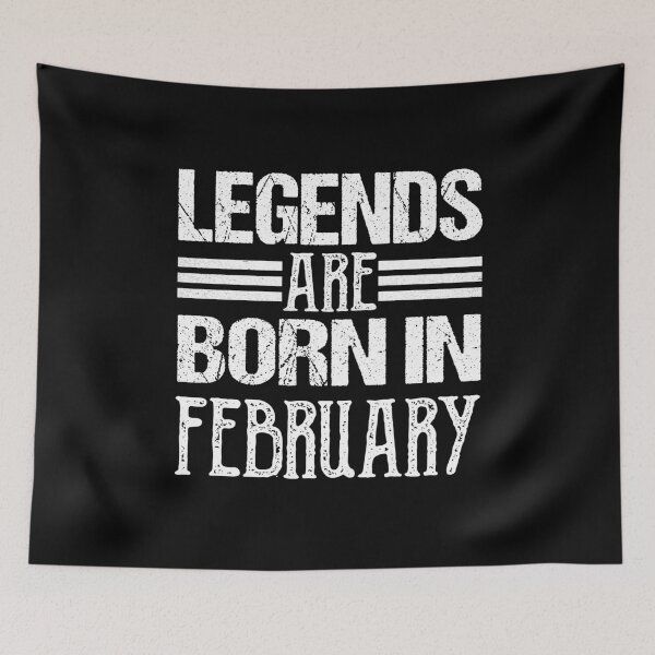 Item preview, Legends Are Born In February  - February Birthday Gift  designed and sold by meedTee.