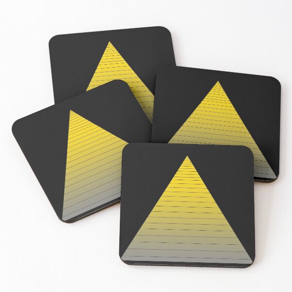 Item preview, Pyramid/Highway/Triangle - Yellow Gray designed and sold by phthalow.
