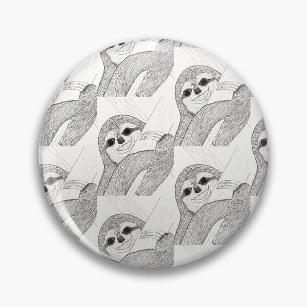 Item preview, Smiley Sloth designed and sold by dakotalouma.