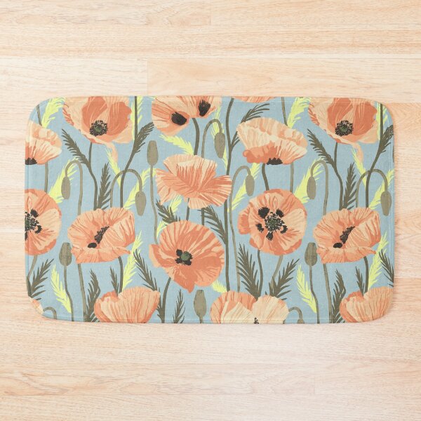 Item preview, Orange Sunset Poppies designed and sold by Kate Vasilchenko Art & Design.