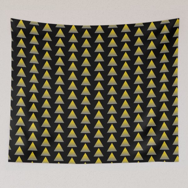 Item preview, Pyramid/Highway/Triangle - Yellow Gray designed and sold by phthalow.