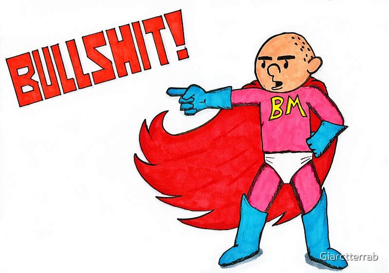 "Karl Pilkington is Bullshit Man" by Giarctterrab | Redbubble